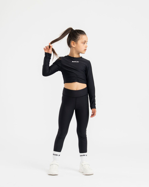 Bonini Long Sleeve Sport Top Aspire Black BNC009 Bonini Long Sleeve Sport Top Aspire Black BNC009