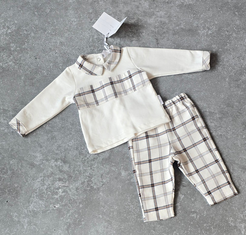 Pastels & Co Montgomery Check Trouser Set Pastels & Co Montgomery Check Trouser Set