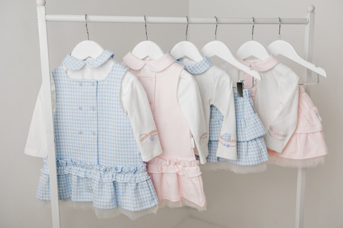 Pastels & Co Beulah Skirt and Blouse Blue Pastels & Co Beulah Skirt and Blouse Blue