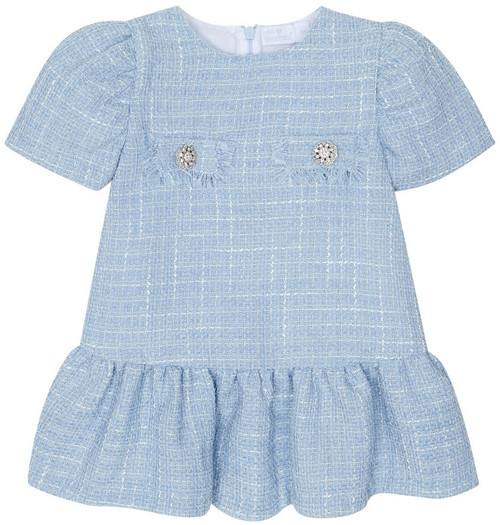 Chic by Deolinda Blue Shimmer Tweed Dress CBI25004 Chic by Deolinda Blue Shimmer Tweed Dress CBI25004