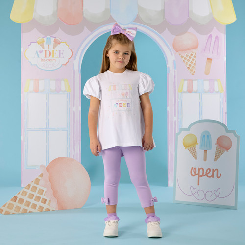 Adee Skyler Ice Cream Cart Leggings Set