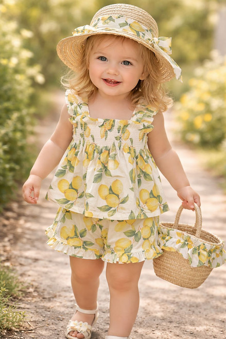 Deolinda Lemon Short Set
