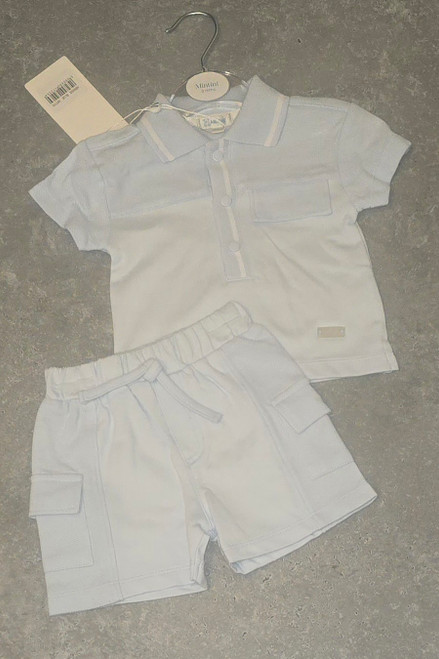 Mintini 2 Piece Polo Top & Short Set MB6958