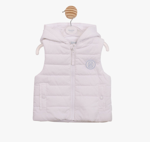 Mintini White Gilet MB6854