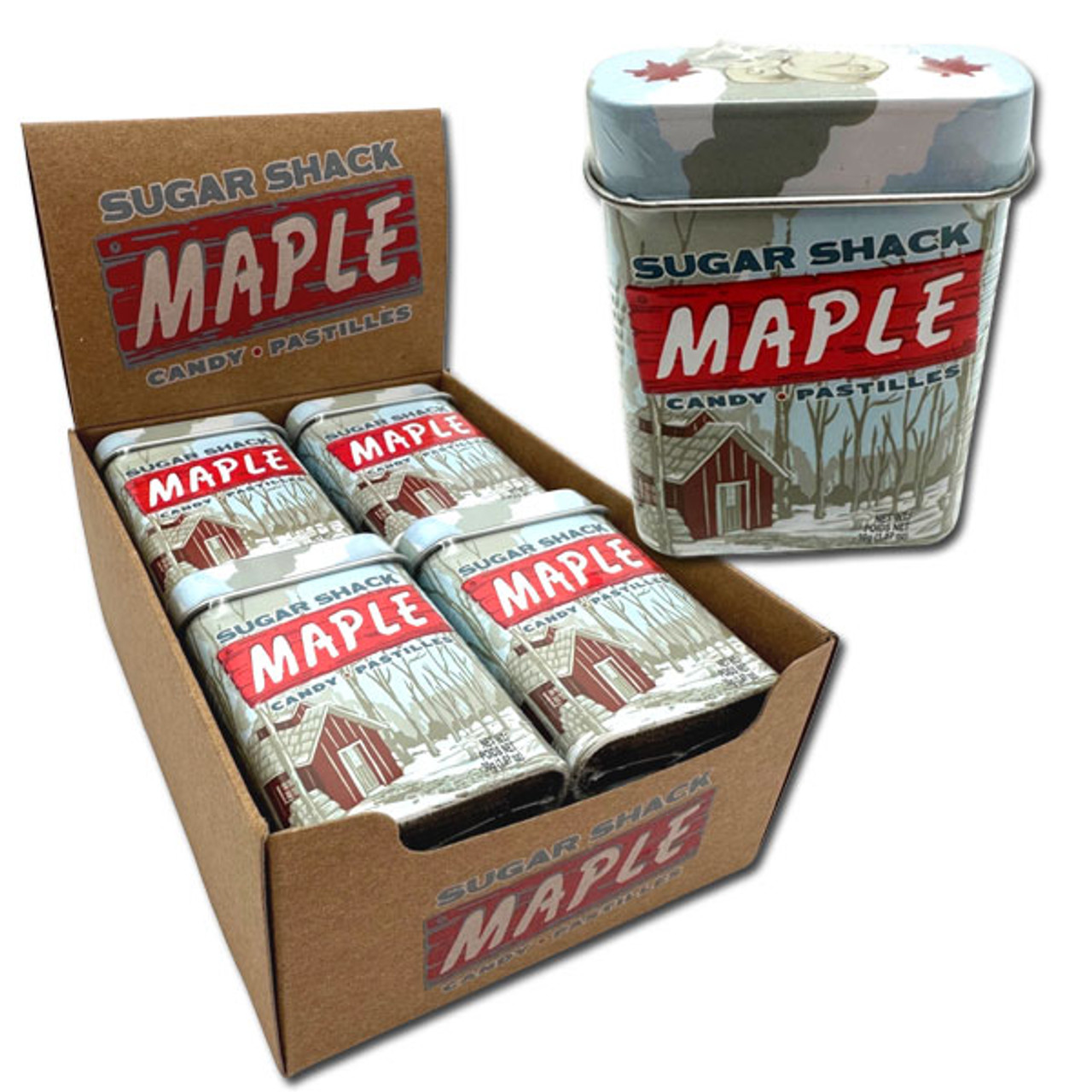 Sugar Shack Maple Candy Tins - 12ct - Blair Candy Company