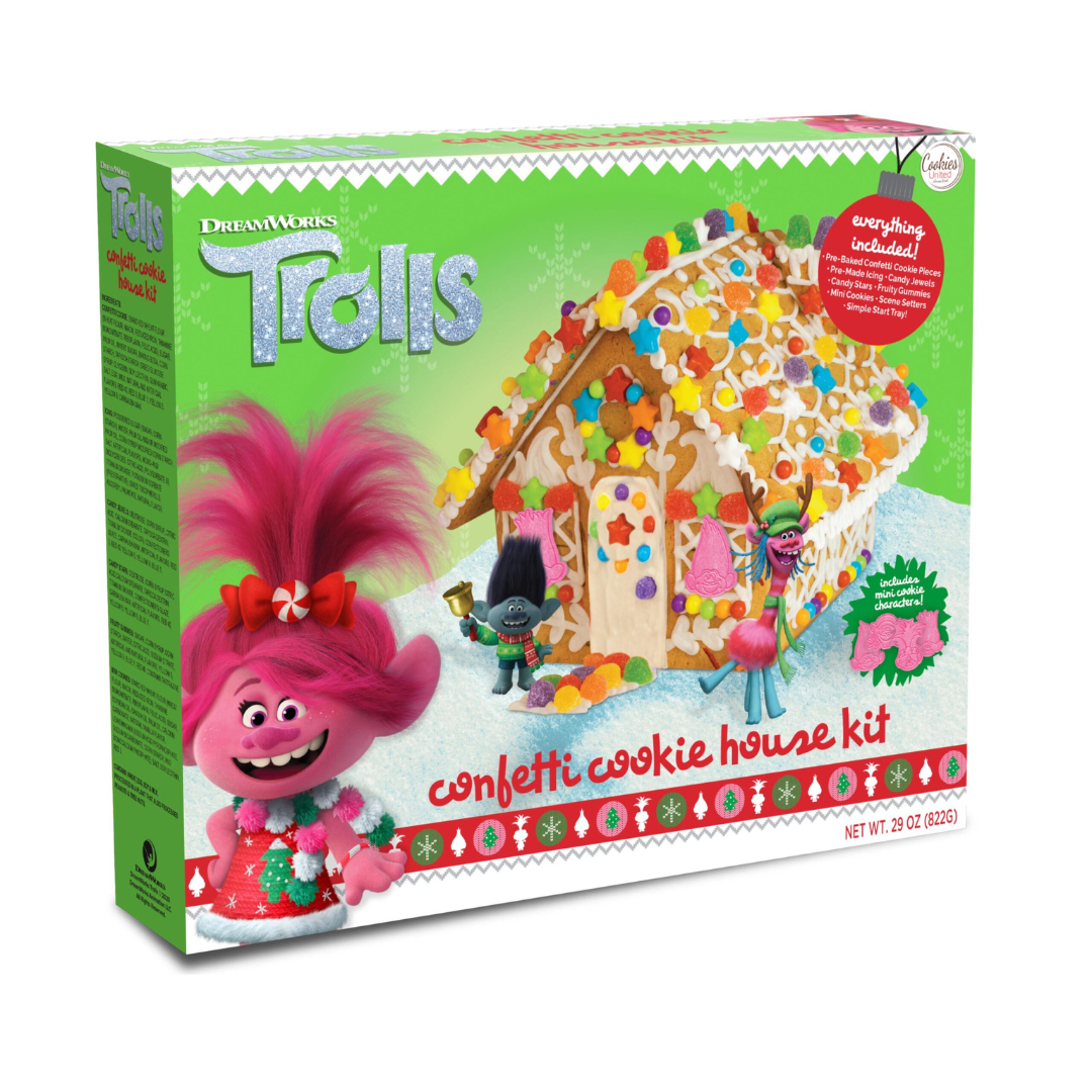 Trolls Confetti Cookie House Kit 29oz Blair Candy Company