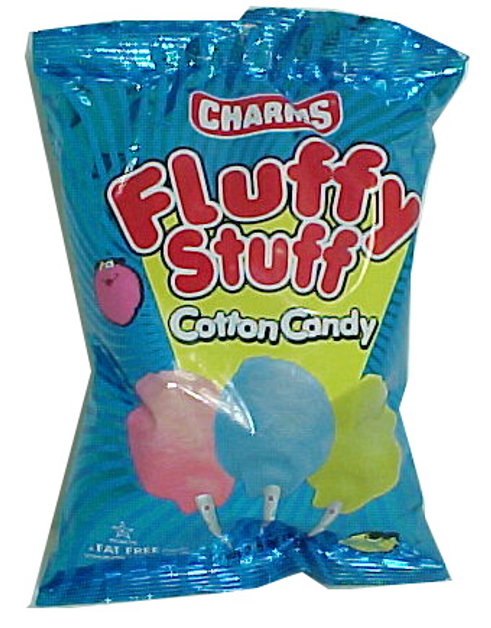 Fluffy Stuff Cotton Candy Bag: 24 Count - 2.5 oz