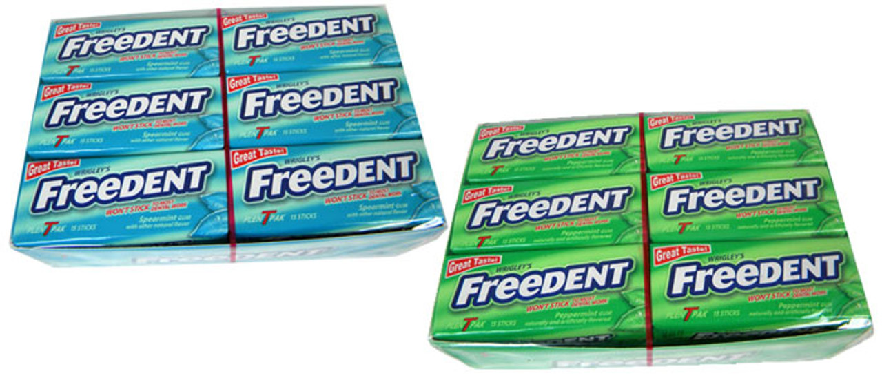 Freedent Gum Bonus Pack 12ct - Choose Flavor