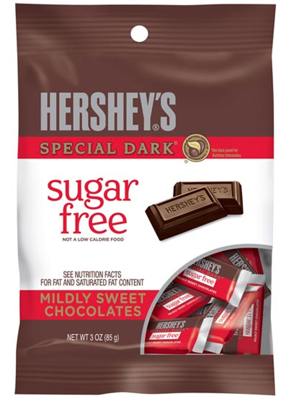 Hershey's Special Dark Chocolate, Sugar-Free - 3 oz bag