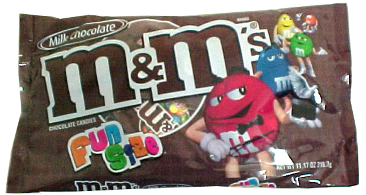 M&M'S Fun Size Milk Chocolate Candy Variety Pack Bulk Candy Bag