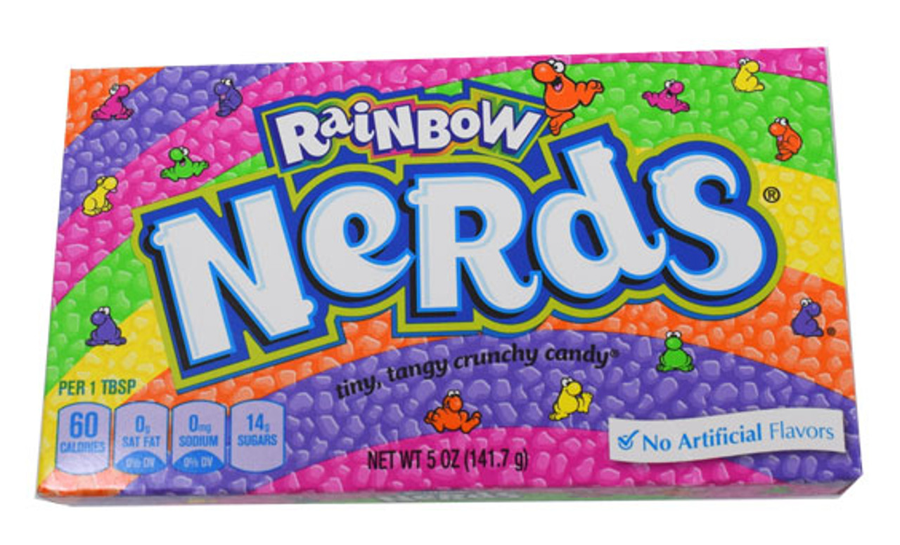 Nerds Rainbow Tangy Crunchy Candy 142g/5oz., {Imported from Canada