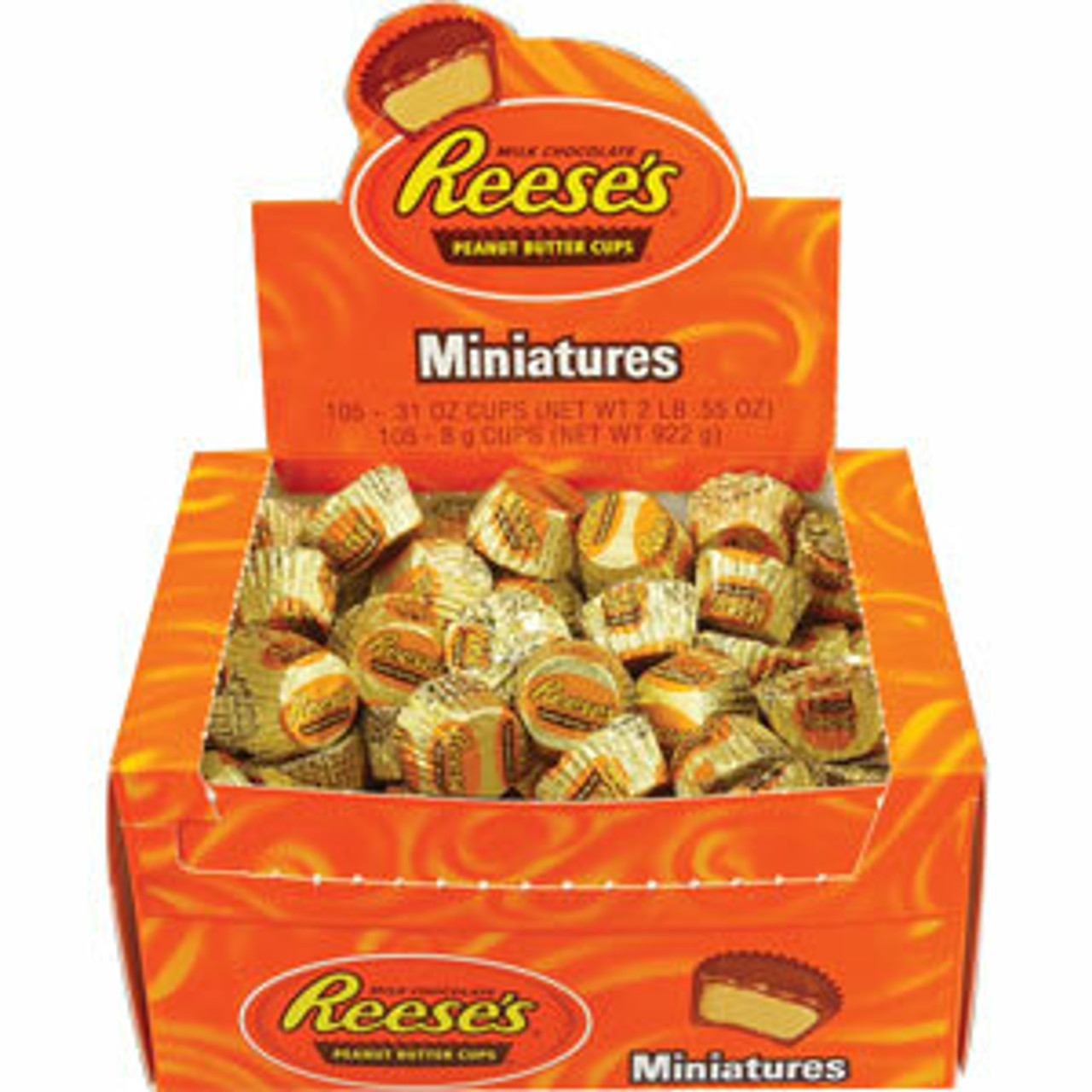 Reese's Peanut Butter Cup, Miniature Size - 105 count box