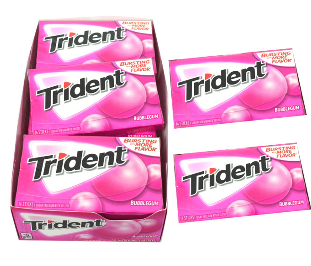 Achetez les Chewing-Gum Trident Bubble Gum - Pop's America