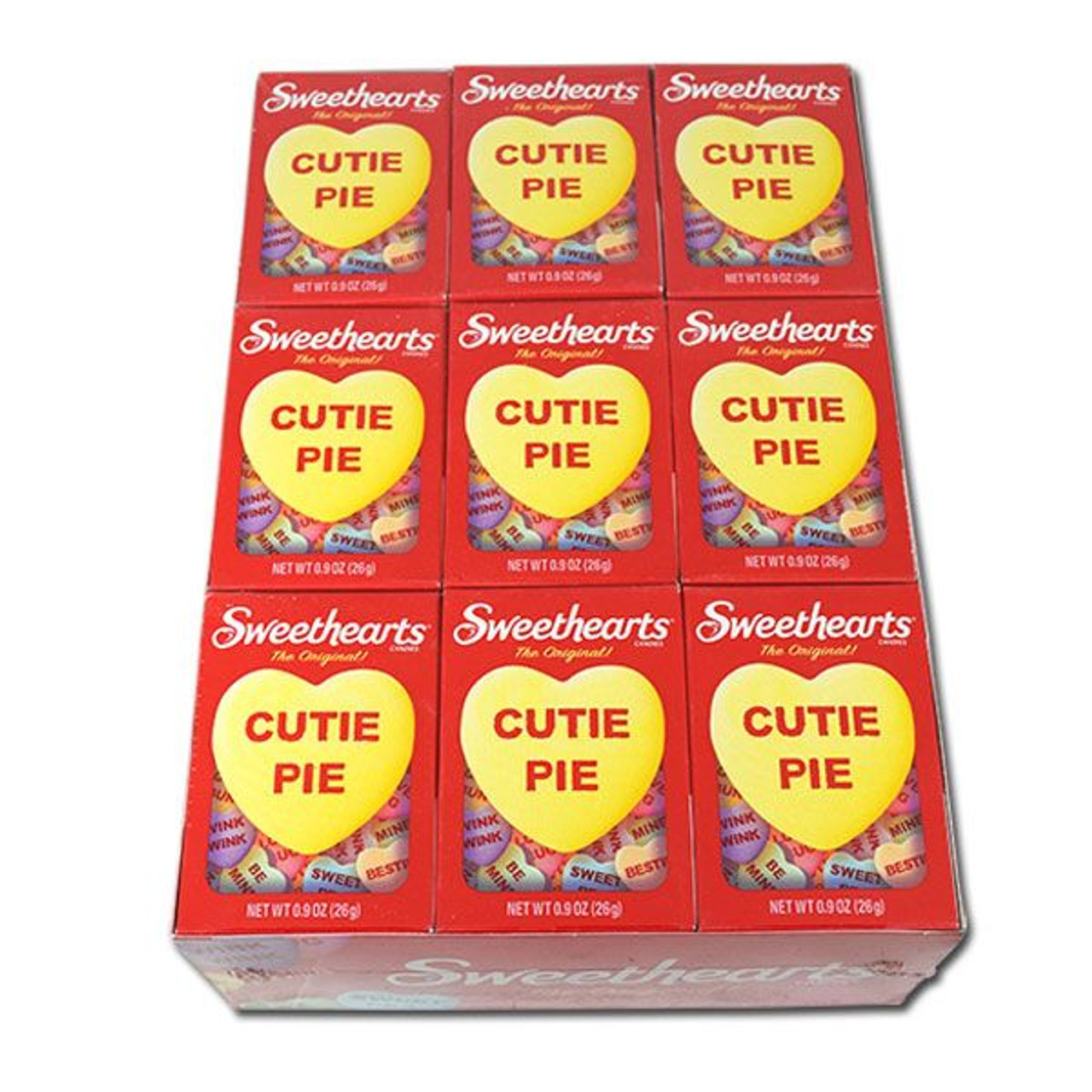 Necco Sweethearts Large Conversation Candy Hearts - Modern Flavors: 6-Ounce  Bag