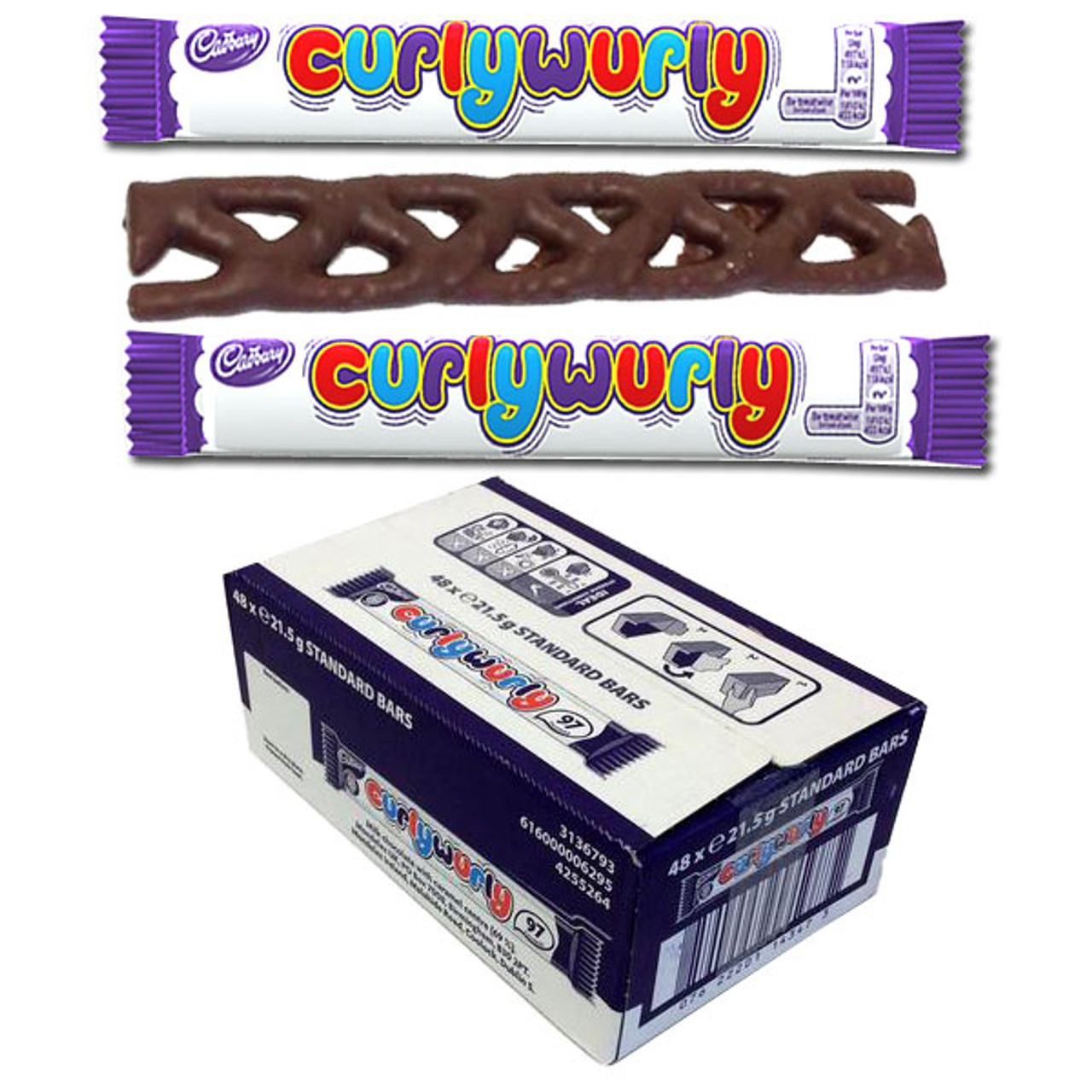 Curly Wurly (Marathon) Candy Bars 48 Count
