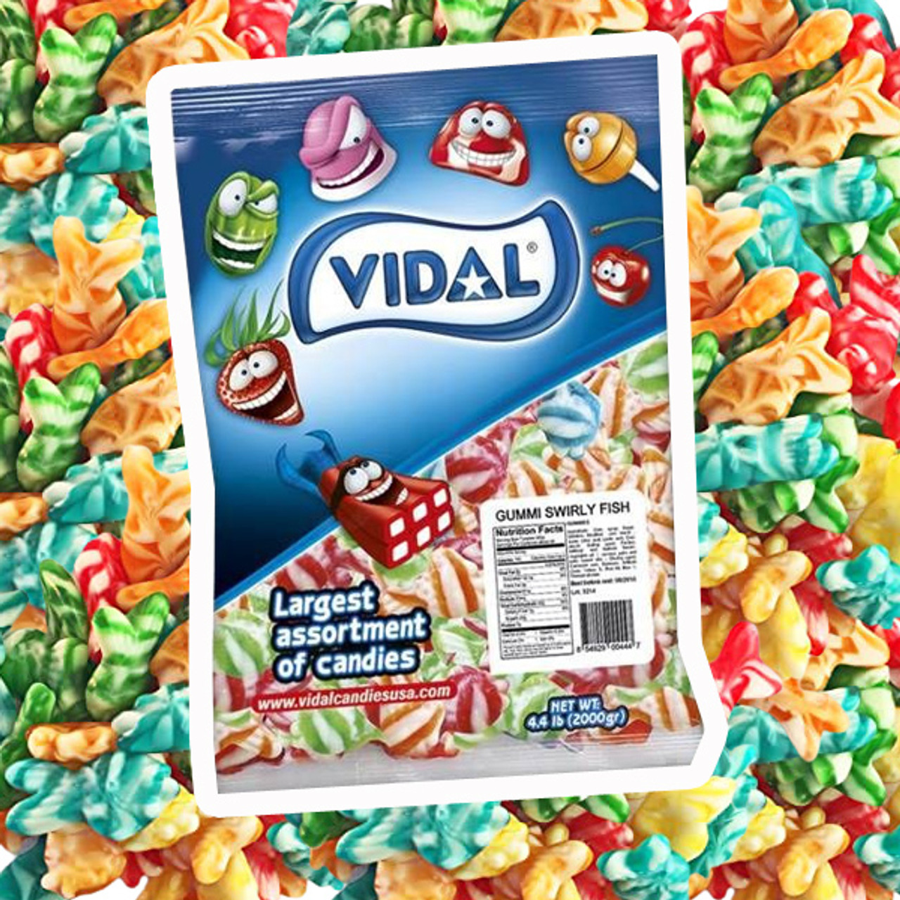 Vidal Giant Gummy Fried Eggs 4.4 lb Bag