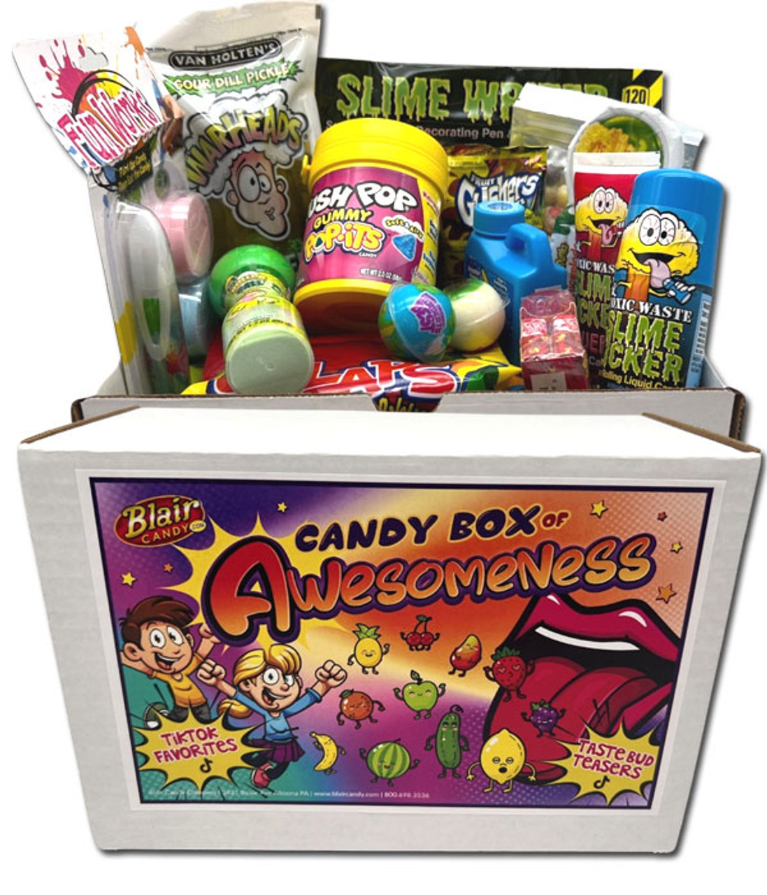 Toxic Waste Slime Lickers Soft Rolling Liquid Candy - 12 / Box - Candy  Favorites
