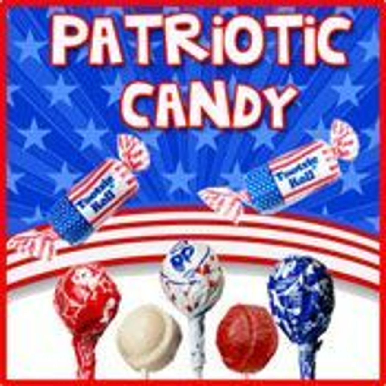 Red, White, and Blue Bulk Candy