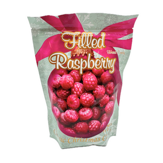Filled Raspberry Hard Christmas Candy