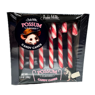 Possom Flavored Candy Canes