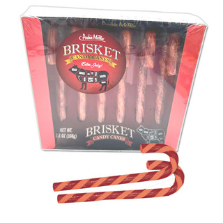 Briskey Flavored Candy Canes