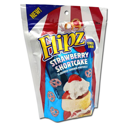 Flipz Strawberry Shortcake Flavored Covered Pretzels - 6.5oz