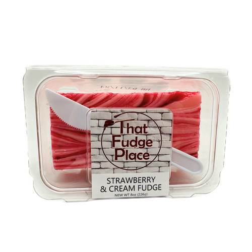 That Fudge Place Strawberry & Cream Fudge - 8oz