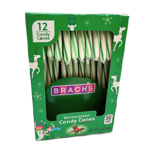 Brach's Wintergreen Candy Canes - 12ct
