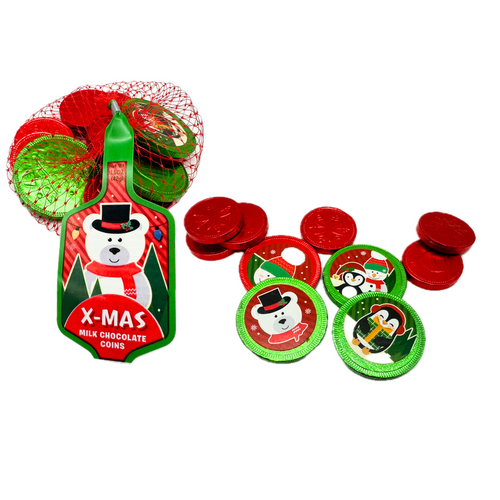 Fort Knox Milk Chocolate Christmas Coins - 1.5oz