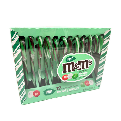 M&M's Chocolate Mint Candy Canes - 12ct