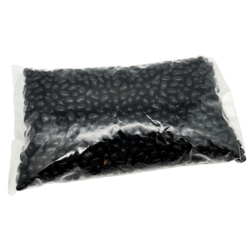 Licorice Flavored Black. Jelly Beans - 5lb