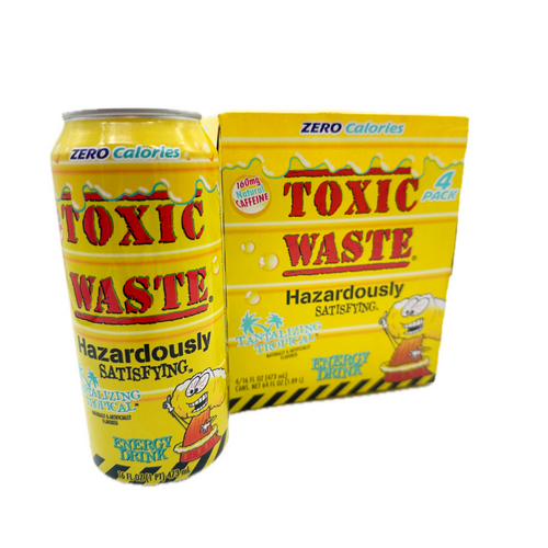 Toxic Waste Tantalizing Tropical Energy Drink - 16oz / 4ct