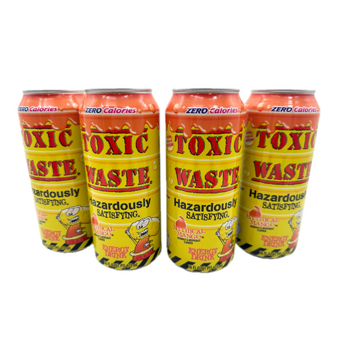 Toxic Waste Mythical Mango Energy Drink - 16oz / 4ct