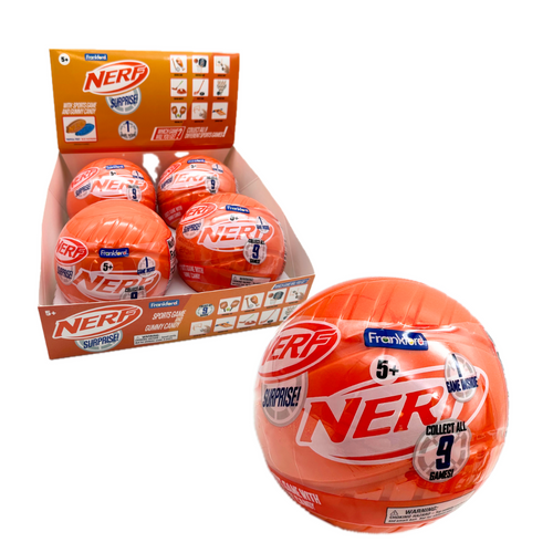 NERF Surprise! Sports Game and Gummy Candy - 1oz / 4ct