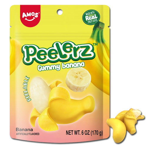 AMOS Peelerz Gummy Banana - 6oz