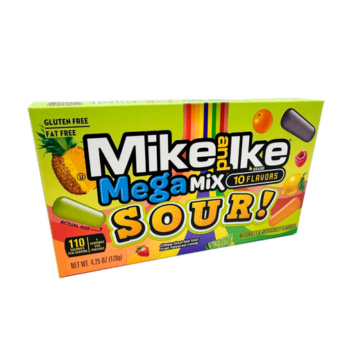 Mike & Ike Mega Mix Sour - 4.25oz