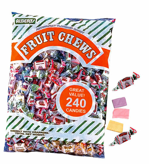 Alberts Assorted Fruit Chews 240 Count