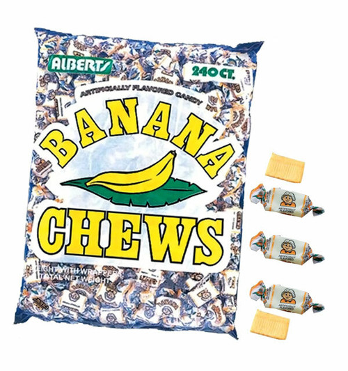 Banana Chews 240 Count Alberts