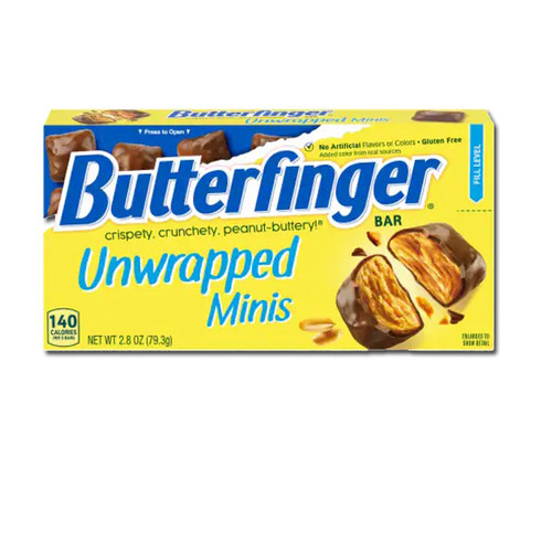 Butterfinger Mini's Unwrapped Candies