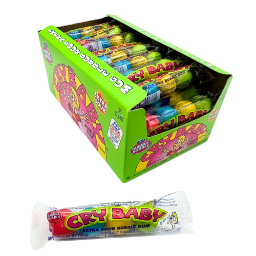 Cry Baby Sour Bubble Gum - 4pc / 36ct