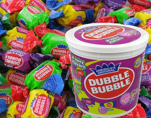 Dubble Bubble Bubble Gum 300ct  Assort