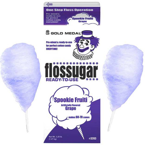 Flossugar Grape Cotton Candy Mix 3.25lbs