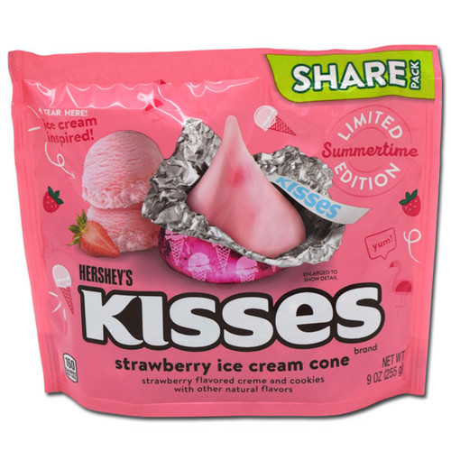 Hershey's Kiss Strawberry Ice Cream