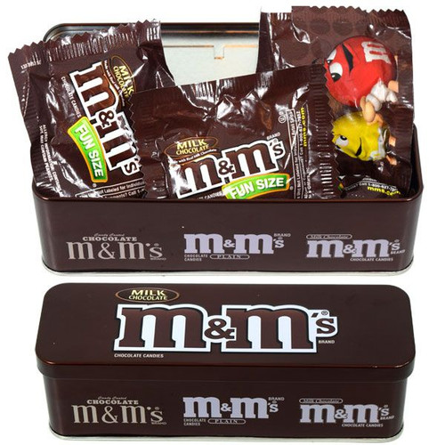 M&M Minis Christmas Milk Chocolate Naughty Nice 1.08 oz. Tube
