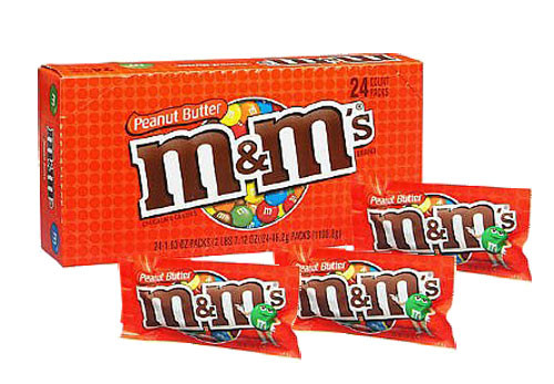 Peanut Butter M&Ms in Bulk  5.1oz Bag of Peanut Butter M&Ms – The  Wholesale Candy Shop