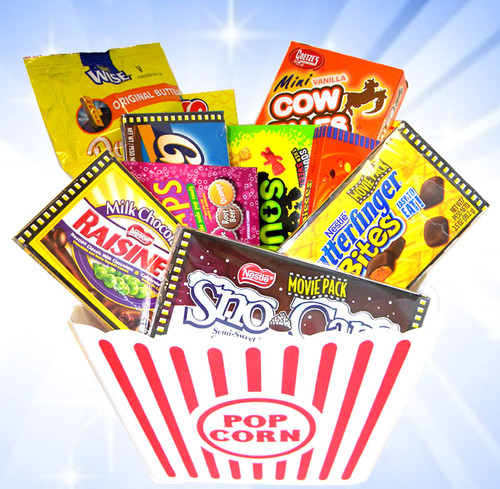 Movie Theater Candy Gift  Tub