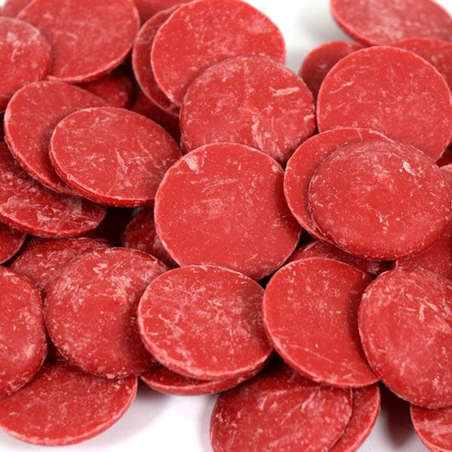 red melting candy discs