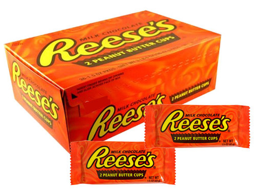 Reese's Peanut Butter Cups Candy Packs: 36-Piece Box