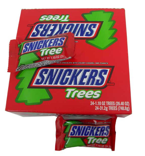 Snickers Christmas Tree Candy