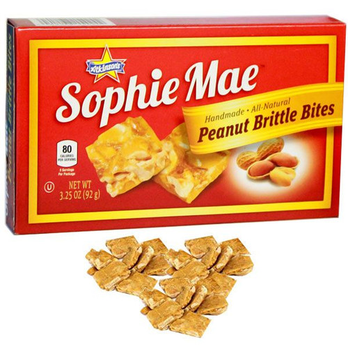 Sophie Mae Peanut Brittle Bites 3.25oz Box